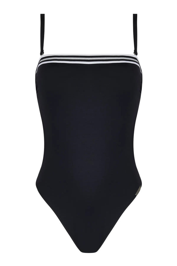 Lise Charmel 35b Energie Nautique Soft Cup Strapless Swimsuit